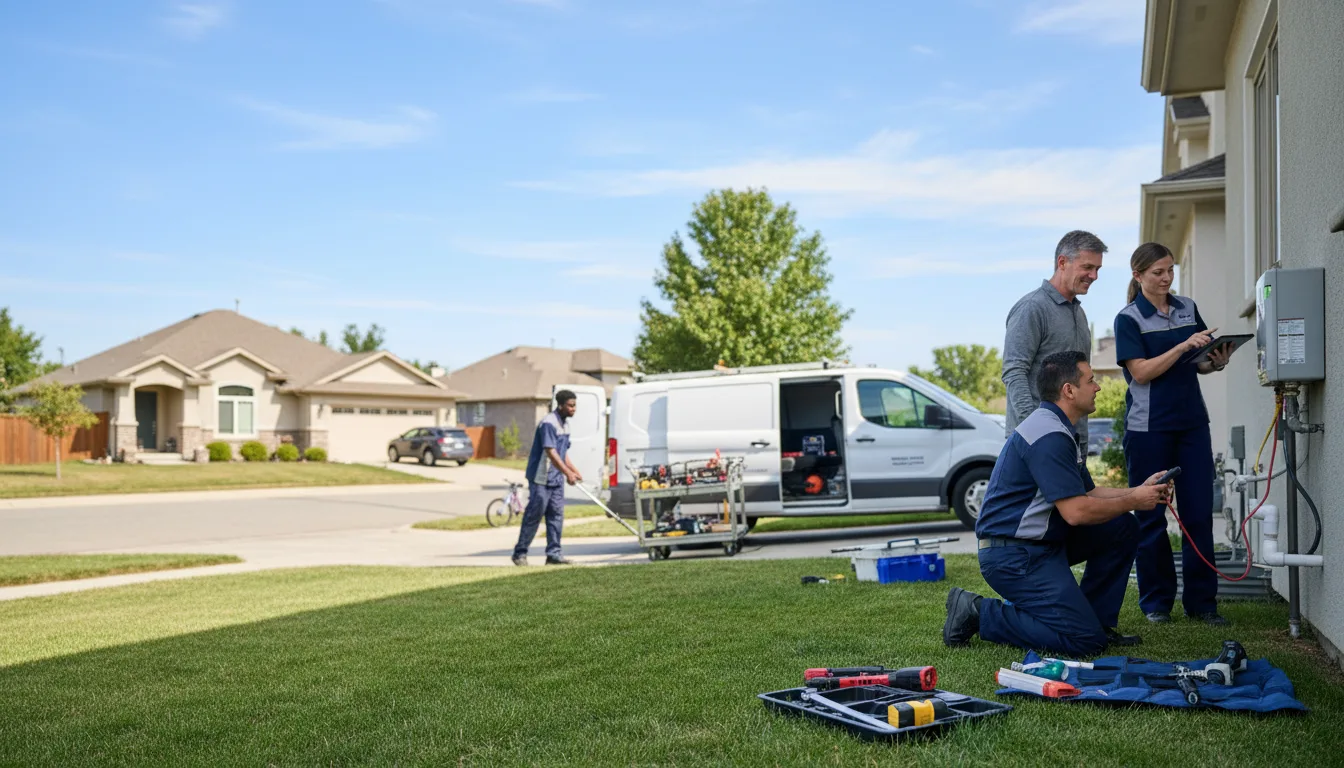 Tankless water heater service in Rome, PA